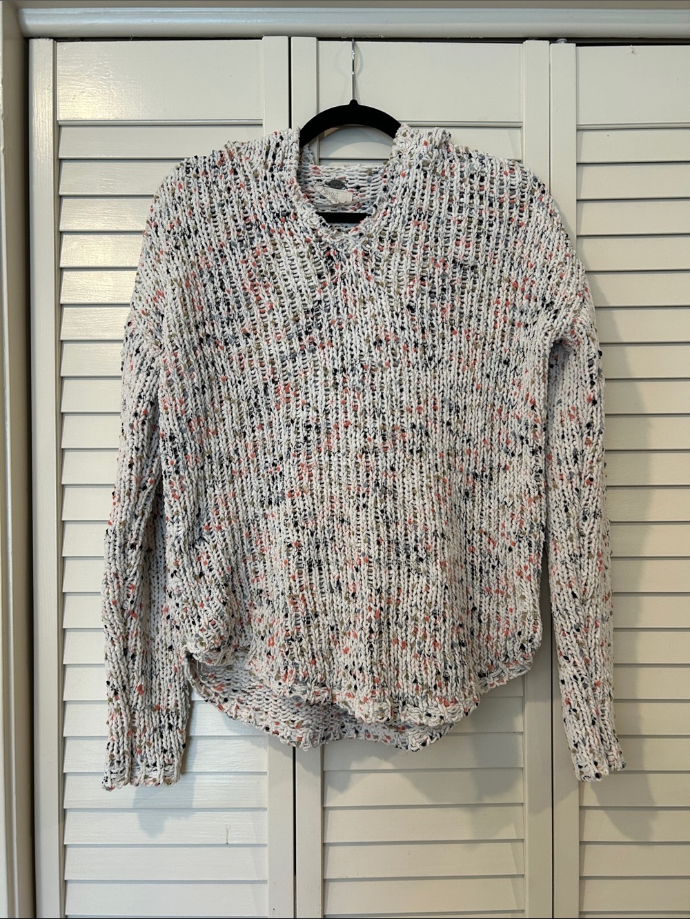 Cupio Multi Color Knit Sweater Size Small
